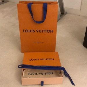 Authentic Louis Vuitton box, bag and dust bag